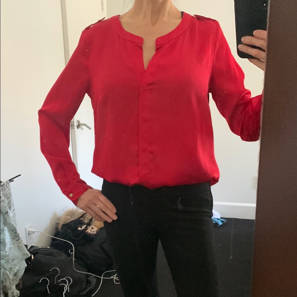 Red Women's Blouse